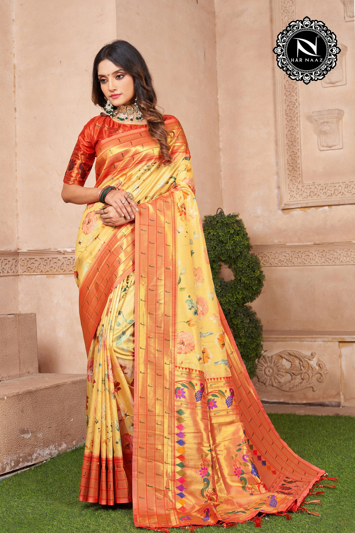 Har Naaz Paithani Silk Designer Sarees Catalog
